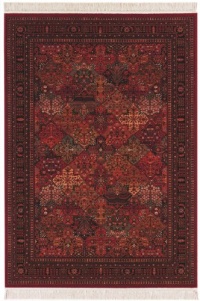 Area Rug 2x4 Rectangle Transitional Antique Red Color - Couristan Kashimar Collection Area Rug 2x4 Rectangle Transitional Antique Red Color - Couristan Kashimar Collection