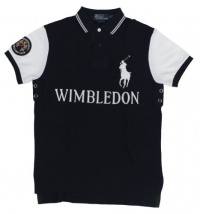 Polo Ralph Lauren Men's Custom-Fit Wimbledon Tennis Polo Shirt (X-Large, French Navy) Polo Ralph Lauren Men's Custom-Fit Wimbledon Tennis Polo Shirt (X-Large, French Navy)