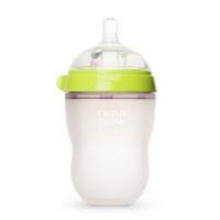 Comotomo Natural Feel Baby Bottle Single Pack, Green, 8 Ounces Comotomo Natural Feel Baby Bottle Single Pack, Green, 8 Ounces