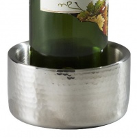 Elegance Hammered 4-1/2-Inch Stainless Steel Wine Coaster Elegance Hammered 4-1/2-Inch Stainless Steel Wine Coaster