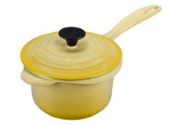 Le Creuset Precision Pour Iron Handle Saucepan, 1-1/4-Quart, Soleil Le Creuset Precision Pour Iron Handle Saucepan, 1-1/4-Quart, Soleil