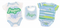 Akademiks Newborn Boys Blue & Multi Printed Bodysuit 3Pc Set (3/6M) Akademiks Newborn Boys Blue & Multi Printed Bodysuit 3Pc Set (3/6M)