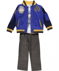 Akademiks Jeanius Level 3-Piece Outfit (Sizes 4 - 7) - blue, 6 Akademiks Jeanius Level 3-Piece Outfit (Sizes 4 - 7) - blue, 6