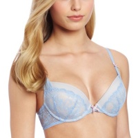 Betsey Johnson Women's Heart Lace And Mesh Plunge Bra Bra Betsey Johnson Women's Heart Lace And Mesh Plunge Bra Bra