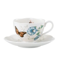Lenox Butterfly Meadow Monarch Cup and Saucer Set Lenox Butterfly Meadow Monarch Cup and Saucer Set