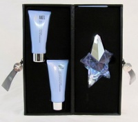 Angel By Thierry Mugler for Women Gift Set: 1.7 Oz Eau De Parfum Refillable Spray + 3.4 Oz Body Lotion + 3.4 Oz Shower Gel Angel By Thierry Mugler for Women Gift Set: 1.7 Oz Eau De Parfum Refillable Spray + 3.4 Oz Body Lotion + 3.4 Oz Shower Gel