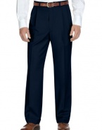 Ralph Lauren Navy Blue Dress Pants 36 x 32 Pleated Trousers