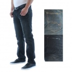 Jordan Craig Distressed Denim Jeans Slim Fit Straight Leg