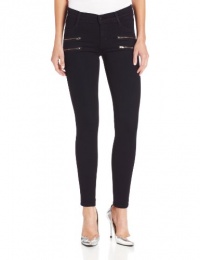 James Jeans Women's Crux Clean Double Front Zip Twiggy Jean in Olefina