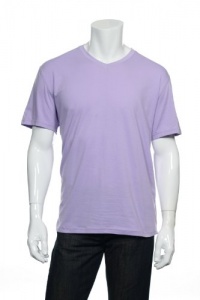 Alfani Red Men's Light Purple V-Neck T-Shirt Alfani Red Men's Light Purple V-Neck T-Shirt