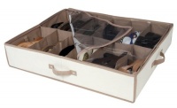 DAZZ Underbed Shoe Organizer, Champagne Collection, Beige DAZZ Underbed Shoe Organizer, Champagne Collection, Beige