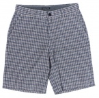 Nautica Men's Flat Front Small Plaid Shorts