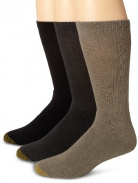 Gold Toe Men's Uptown Crew 3 Pack Casual Sock Gold Toe Men's Uptown Crew 3 Pack Casual Sock