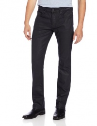 Buffalo by David Bitton Men's Six Slim Straight Leg Jean in Midnight Black Wax Buffalo by David Bitton Men's Six Slim Straight Leg Jean in Midnight Black Wax
