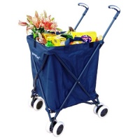 Folding Cart - Versacart Utility & Shopping Cart - Transport Up To 120 Pounds With Ease (Water-Resistant Heavy Duty Nylon Canvas) Folding Cart - Versacart Utility & Shopping Cart - Transport Up To 120 Pounds With Ease (Water-Resistant Heavy Duty Nylon Canvas)
