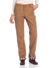Carhartt Women's Tall Relaxed Fit Canvas Flannel Lined Fulton Pant Carhartt Women's Tall Relaxed Fit Canvas Flannel Lined Fulton Pant