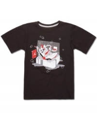 For the little guy who's completely and utterly obsessed with sneakers: This Jordan AJ4 graphic tee from Nike. For the little guy who's completely and utterly obsessed with sneakers: This Jordan AJ4 graphic tee from Nike.
