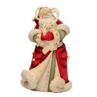 Enesco Heart of Christmas Santa with Smoke Wreath Figurine, 8-1/4-Inch Enesco Heart of Christmas Santa with Smoke Wreath Figurine, 8-1/4-Inch