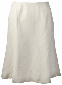 Calvin Klein Women's Linen Blend Flare Skirt Light Khaki Calvin Klein Women's Linen Blend Flare Skirt Light Khaki