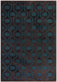 Couristan 1220/0002 Pave Retro Pendant 5-Feet 1-Inch by 7-Feet 6-Inch Rug, Sapphire Couristan 1220/0002 Pave Retro Pendant 5-Feet 1-Inch by 7-Feet 6-Inch Rug, Sapphire
