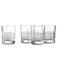 Instant party. Create a stir with the classic linear cut and striking crystal elegance of Cocktail Party double old-fashioned glasses from Lauren Ralph Lauren. Instant party. Create a stir with the classic linear cut and striking crystal elegance of Cocktail Party double old-fashioned glasses from Lauren Ralph Lauren.