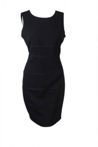 Calvin Klein Petites Sleeveless Seamed Panel Sheath Dress Calvin Klein Petites Sleeveless Seamed Panel Sheath Dress