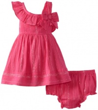 Sweet Heart Rose Baby-Girls Infant Lurex Sundress, Pink, 12 Sweet Heart Rose Baby-Girls Infant Lurex Sundress, Pink, 12