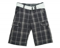 Epic Threads Boy's Belted Plain Front Shorts Nine Iron 12 Epic Threads Boy's Belted Plain Front Shorts Nine Iron 12