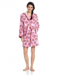 Paul Frank Women's Vintage Sport Julius Print Hoodie Robe Paul Frank Women's Vintage Sport Julius Print Hoodie Robe