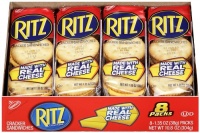 Nabisco Ritz Cheese Cracker Sandwiches, 1.35 Ounce, 8 Count Nabisco Ritz Cheese Cracker Sandwiches, 1.35 Ounce, 8 Count