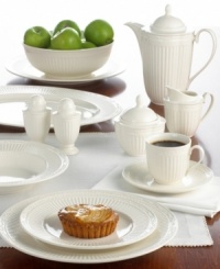 Throughout the world, the name Mikasa is synonymous with unparalleled taste and quality in fine tableware, giftware, and collectibles. The lovely neoclassical Italian Countryside dinnerware and dishes collection by Mikasa brings the ease of sunny Italy to your informal entertaining, in creamy white glazed stoneware. Throughout the world, the name Mikasa is synonymous with unparalleled taste and quality in fine tableware, giftware, and collectibles. The lovely neoclassical Italian Countryside dinnerware and dishes collection by Mikasa brings the ease of sunny Italy to your informal entertaining, in creamy white glazed stoneware.