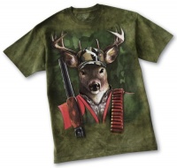 Collections Etc - Buck Hunter Green Camouflage Deer T-Shirt Unisex Green X-Large Collections Etc - Buck Hunter Green Camouflage Deer T-Shirt Unisex Green X-Large