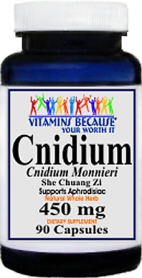 Cnidium Monnieri 450mg Natural Whole Herb Capsules - Libido/Desire/Stamina