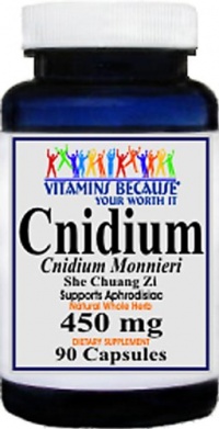 Cnidium Monnieri 450mg Natural Whole Herb Capsules - Libido/Desire/Stamina