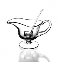 Luigi Bormioli Michelangelo19-ounce Sauce Boat with Ladle Luigi Bormioli Michelangelo19-ounce Sauce Boat with Ladle