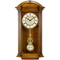 Bulova C4331 Hartwick Old World Clock, Walnut Finish Bulova C4331 Hartwick Old World Clock, Walnut Finish