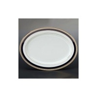 Noritake Crestwood Cobalt Platinum 16-Inch Oval Platter Noritake Crestwood Cobalt Platinum 16-Inch Oval Platter