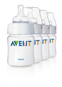 Philips AVENT 9 Ounce BPA Free Classic Polypropylene Bottles, 3-Pack