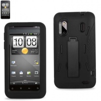 HTC EVO 4G design 6285 BLACK SILICONE and PROTECTOR COVER HTC EVO 4G design 6285 BLACK SILICONE and PROTECTOR COVER