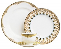 Lenox Colonial Bamboo Gold Banded Bone China Dinner Plate Lenox Colonial Bamboo Gold Banded Bone China Dinner Plate
