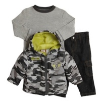 Baby Togs Baby-boys Infant Camo Jacket And Black Pant Set Baby Togs Baby-boys Infant Camo Jacket And Black Pant Set