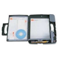 Officemate Portable Clipboard Storage Case, Charcoal (83301) Officemate Portable Clipboard Storage Case, Charcoal (83301)