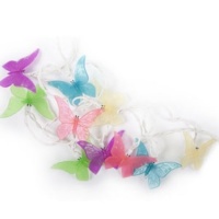 Set of 10 Butterfly plug-in String Lights - Indoor / Outdoor Set of 10 Butterfly plug-in String Lights - Indoor / Outdoor