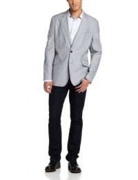 Cubavera Men's Linen Cotton Herringbone Textured Blazer Cubavera Men's Linen Cotton Herringbone Textured Blazer