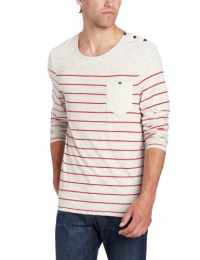 Buffalo by David Bitton Men's Naigo Long Sleeve Knit Shirt Buffalo by David Bitton Men's Naigo Long Sleeve Knit Shirt