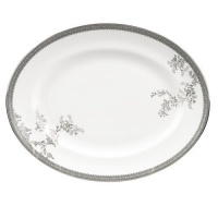Vera Wang by Wedgwood Vera Lace 13.75-Inch Oval Platter Vera Wang by Wedgwood Vera Lace 13.75-Inch Oval Platter