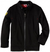 Puma - Kids Boys 2-7 Toddler Ferrari Track Jacket, Black, 3T