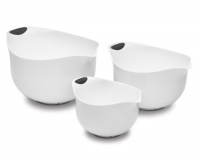 Cuisinart CTG-00-3MBW Set of 3 BPA-free Mixing Bowls, White