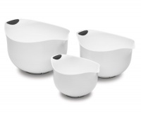Cuisinart CTG-00-3MBW Set of 3 BPA-free Mixing Bowls, White Cuisinart CTG-00-3MBW Set of 3 BPA-free Mixing Bowls, White