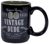 Laid Back CF11016 60th BD Vintage Dude Coffee Mug, 14-Ounce Laid Back CF11016 60th BD Vintage Dude Coffee Mug, 14-Ounce